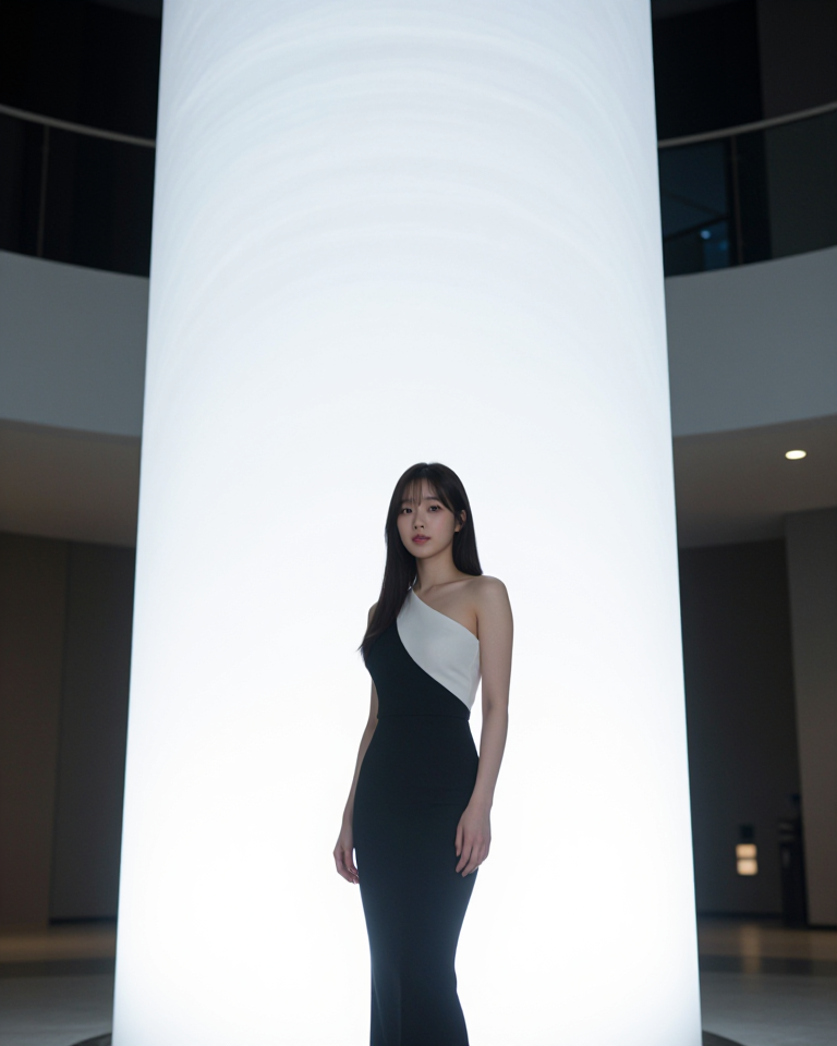 빛의 기둥 아래서